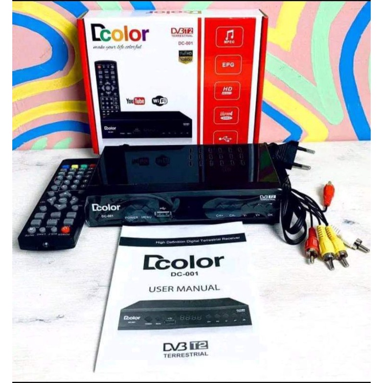 Jual Set top box tv digital new D'COLOR , murah berkualitas Shopee