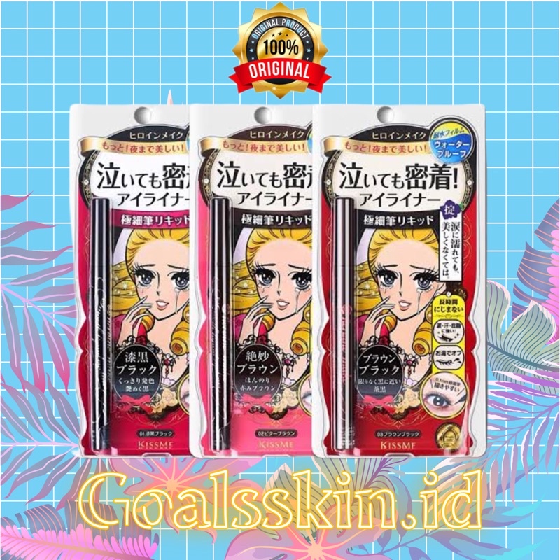 Jual [ORI] KISSME Liquid Pen Eyeliner Jepang By Isehan Heroine Shopee