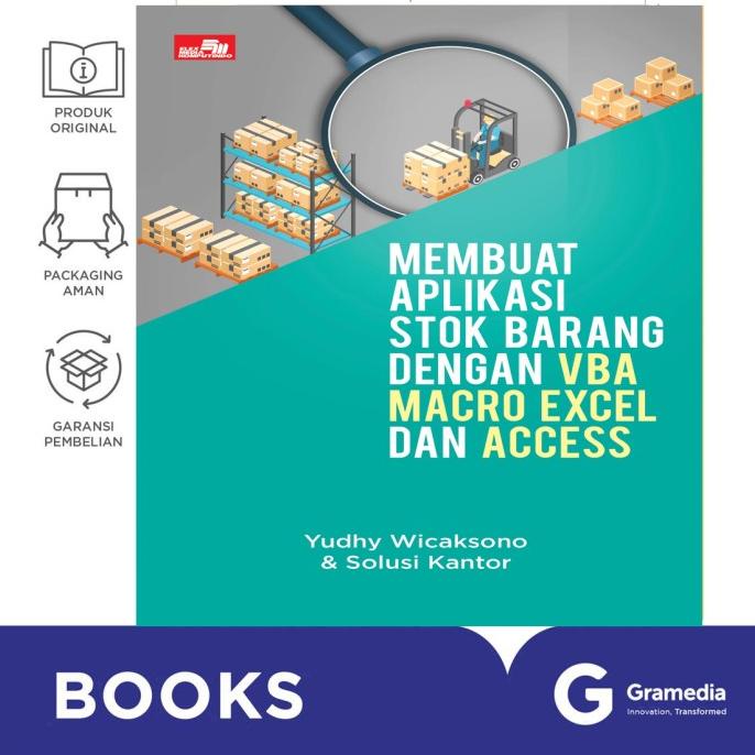 Jual Membuat Aplikasi Stok Barang Dengan Vba Macro Excel Dan Access Gram33 Shopee Indonesia 8663