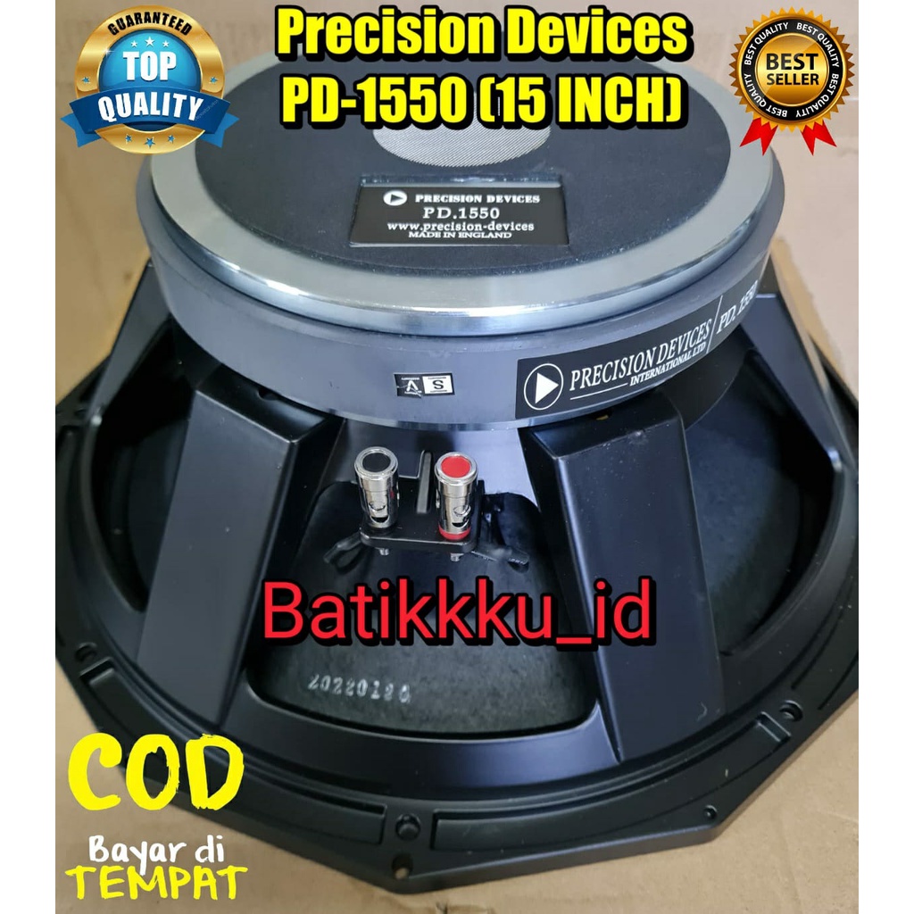 Jual Speaker Komponen Precision Devices PD 1550 PD1550 15 INCH VOICE ...
