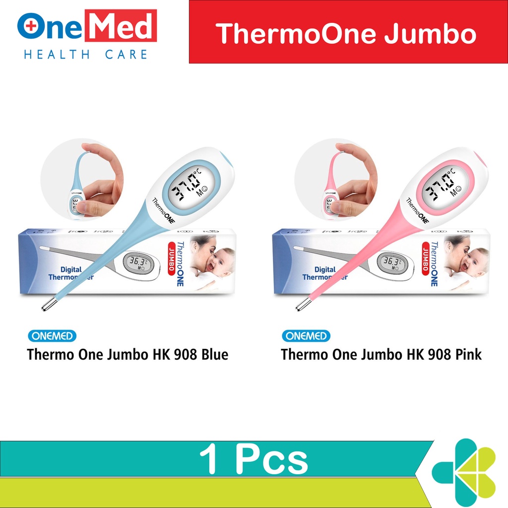 Jual Thermometer Digital Thermo One Jumbo HK 908 OneMed | Shopee Indonesia