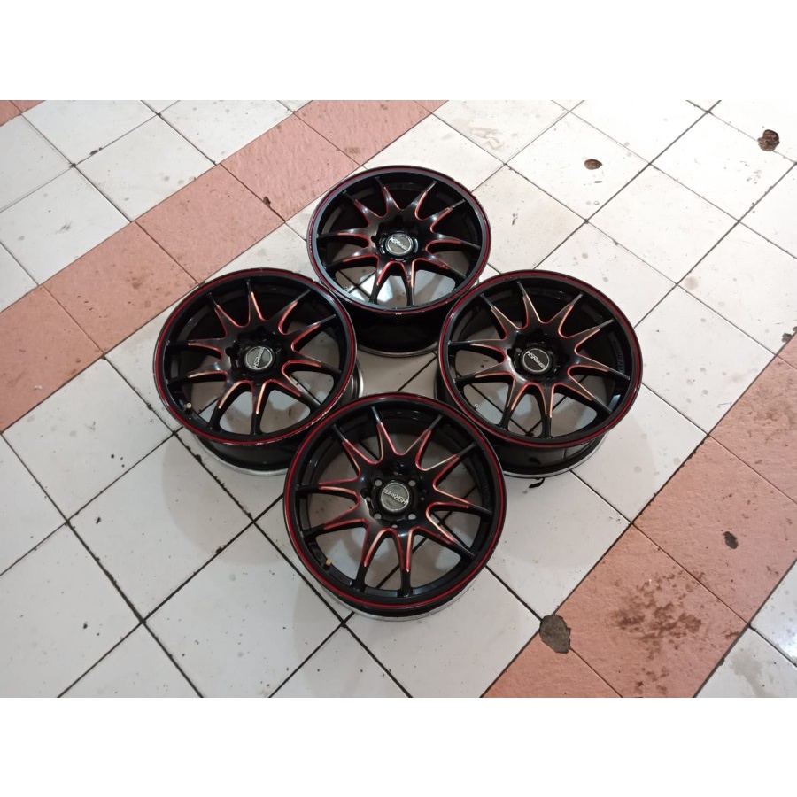 Jual Velg Mobil Racing Ring Rays R X Baut Et Shopee Indonesia