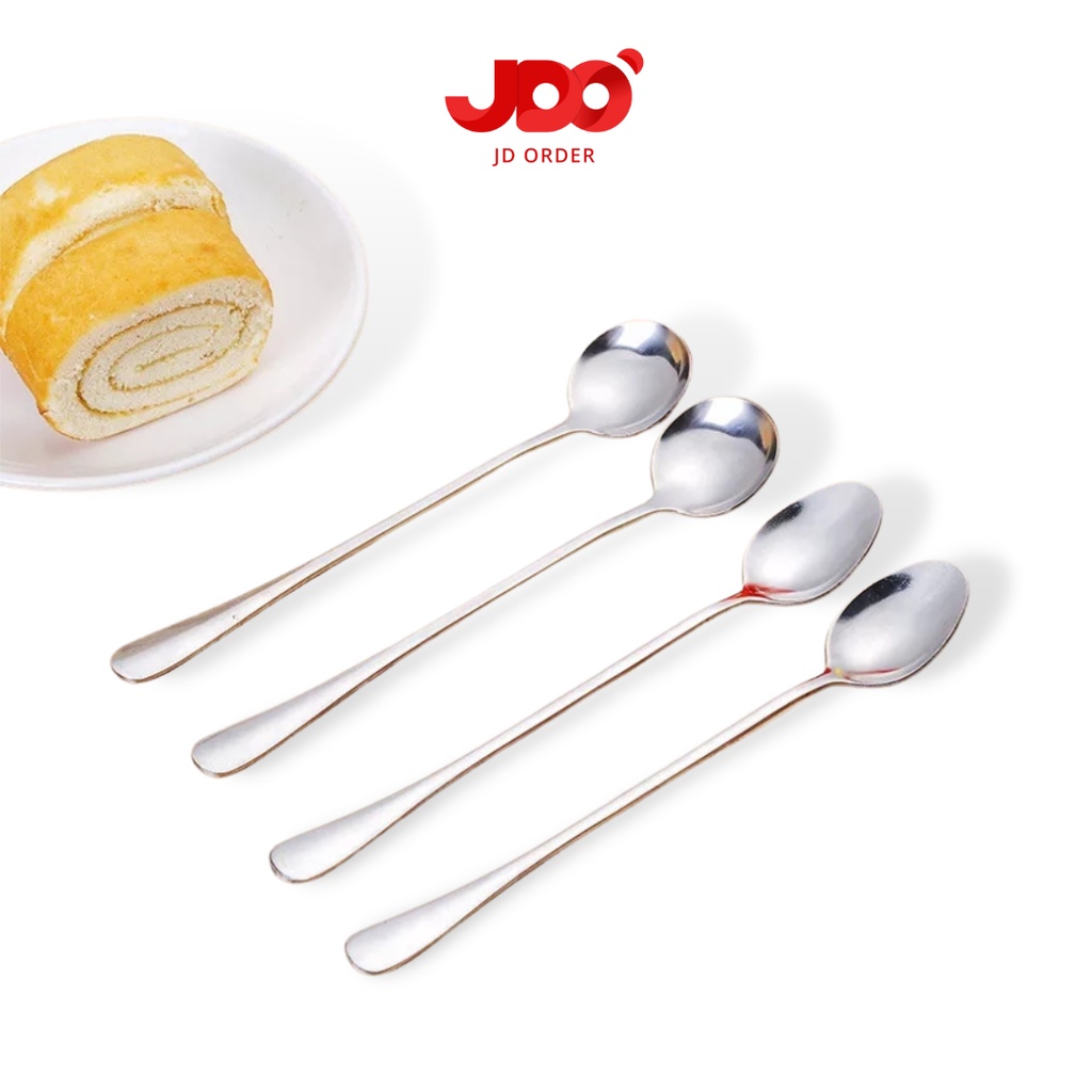 Jual Sendok Teh Gagang Panjang Long Handle Tea Spoon Stainless Steel Shopee Indonesia 