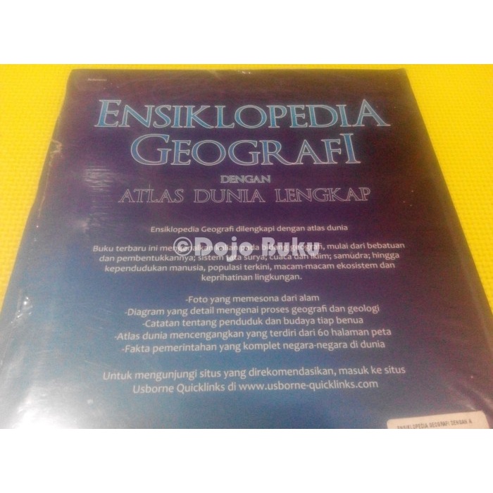 Jual Ensiklopedia Geografi Dengan Atlas Dunia Lengkap Yb0555 Shopee