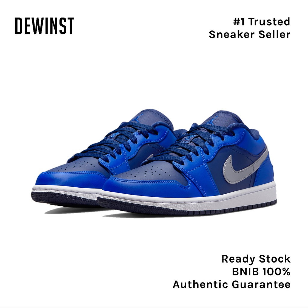 Jordan 1 Low Blue Void Game online Royal Womens 8