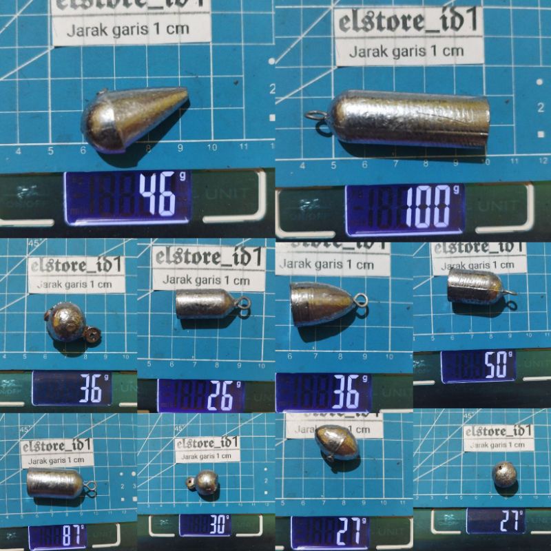Jual Timah Pancing BESAR 27-100 gram seri B6 C9 C10 K2 3 4 5 6 R5 T4 ...