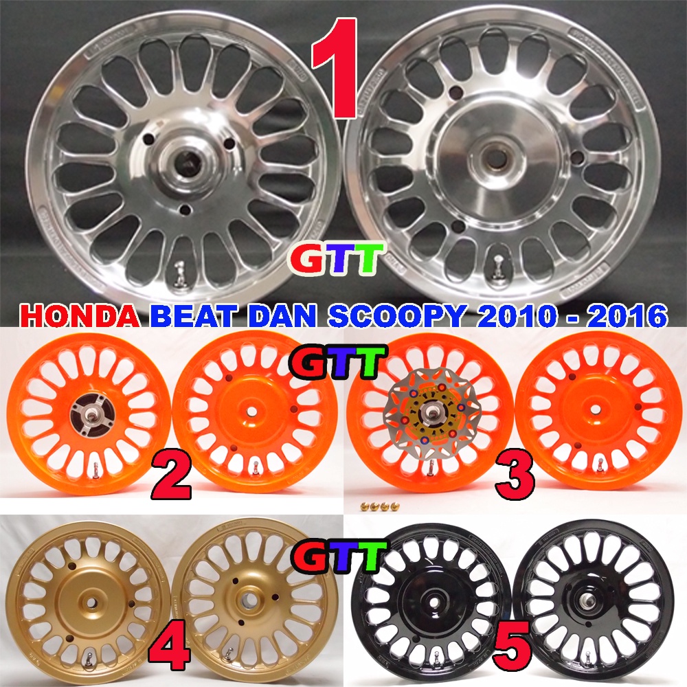 Jual VELG RACING VND ROULETTE RING 12 HONDA BEAT, SCOOPY 2010-2016 ...
