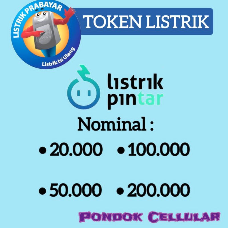 Jual Jual Token Listrik PLN Nominal 5rb 10rb 20rb 50rb 100rb | Shopee ...