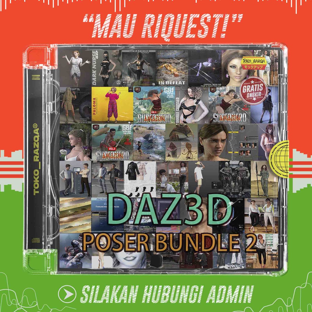 DAZ 3D - POSER BUNDLE 2 ◖3D ASSETS◗