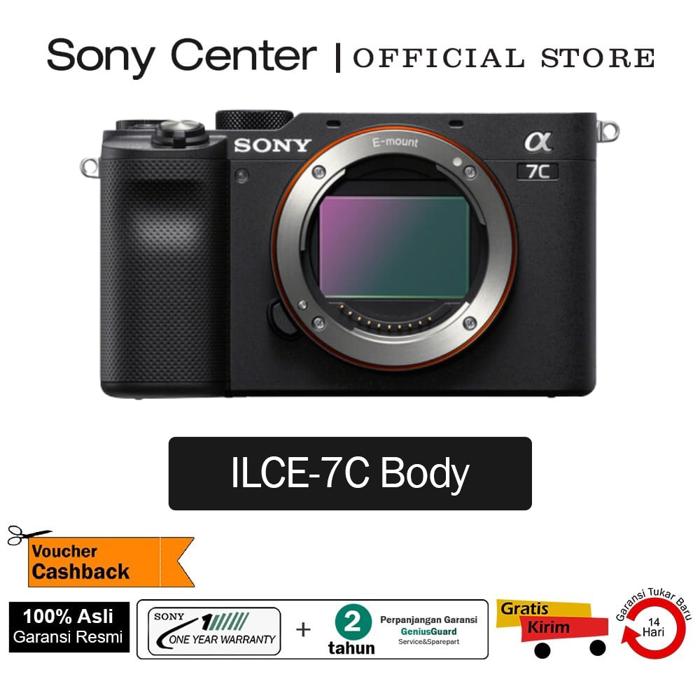 Jual SONY A7C Kamera full-frame Alpha 7C Alpha A7C ILCE-7C