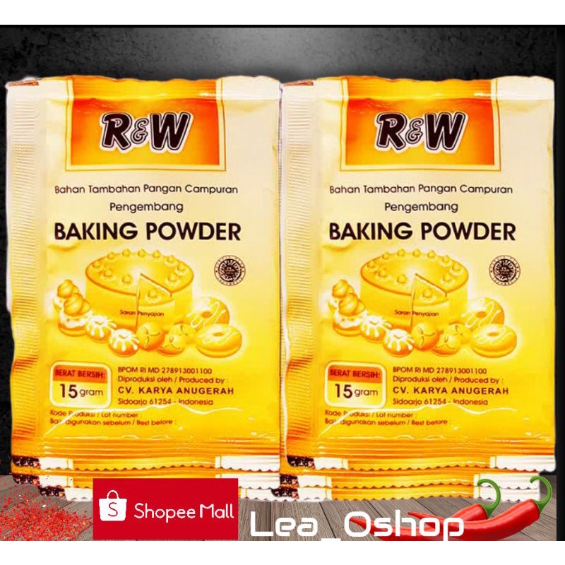 Jual Baking Powder isi 10 pcs Orange @15gram | Shopee Indonesia