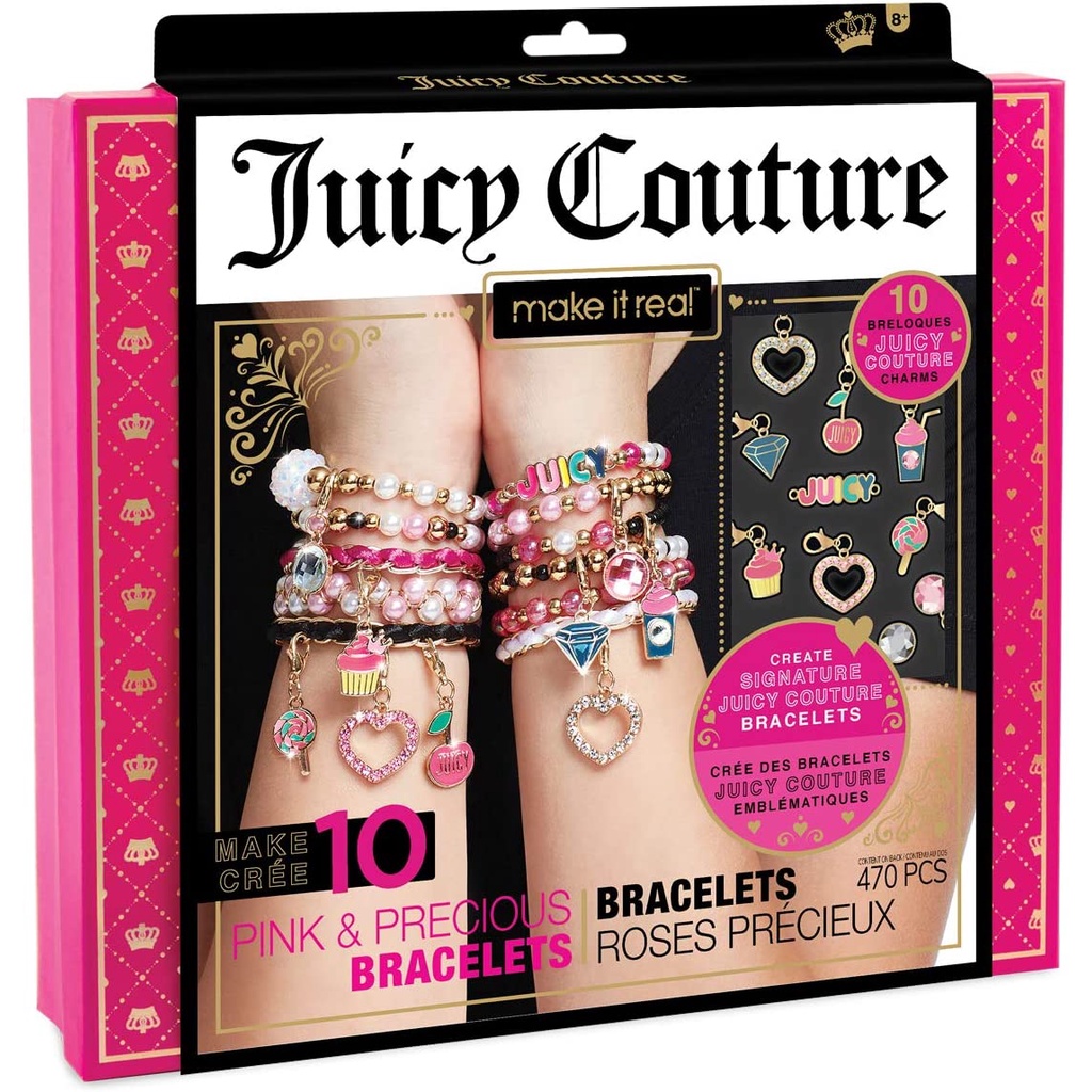 Jual Make it Real Juicy Couture Pink and Precious Bracelets DIY Gelang ...