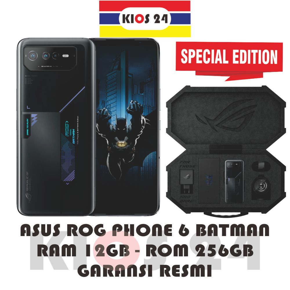 Jual ASUS ROG Phone 6 Batman Edition 12/256 RAM 12GB ROM 256GB GARANSI ...