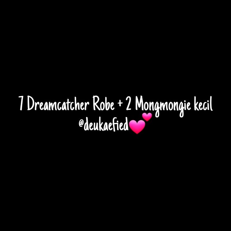 Jual 7 Dreamcatcher Robe Amigurumi & 2 Dreamcatcher Lightstick