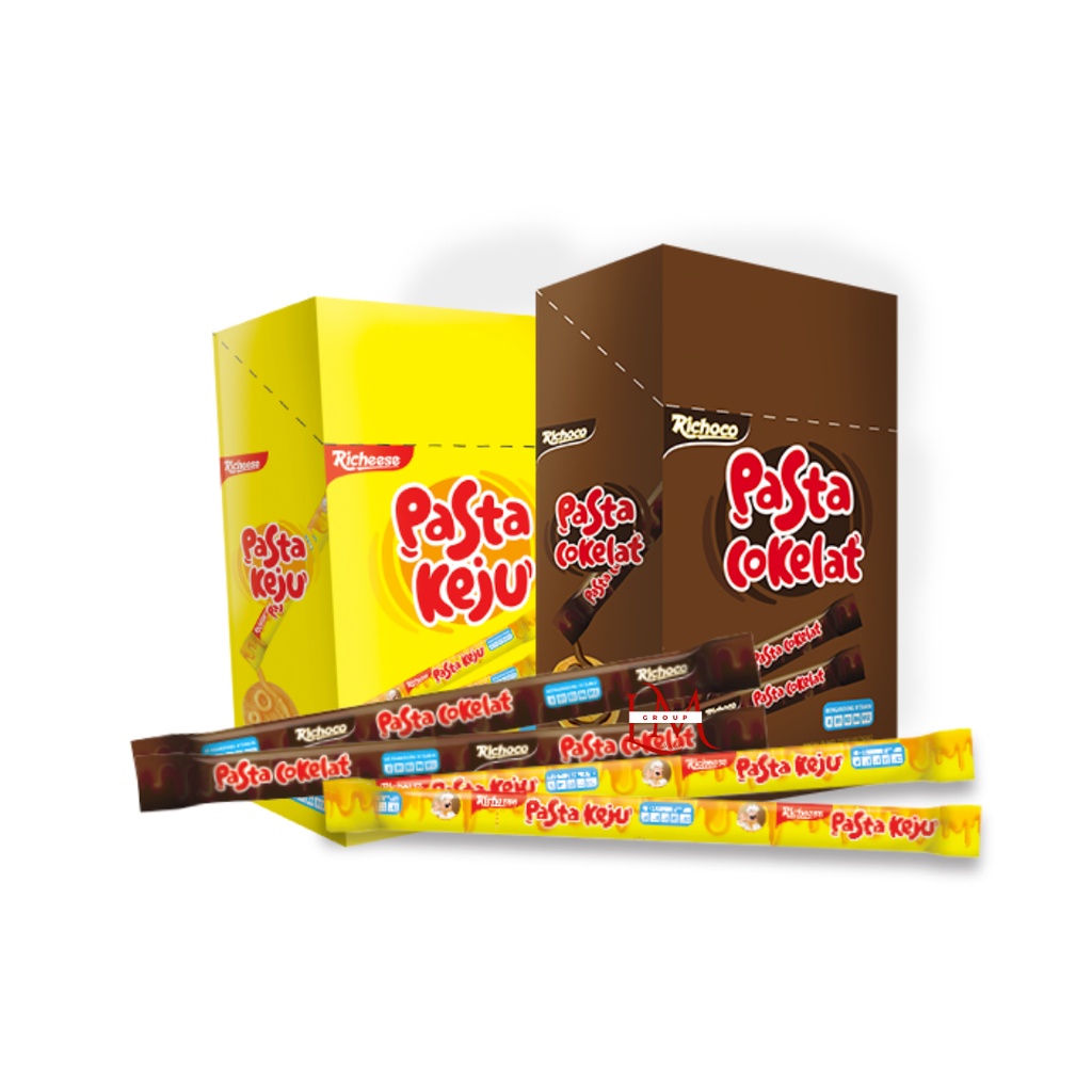 Jual Nabati Pasta Rasa Cokelat/Keju 1 Box isi 30 pcs @8gr | Shopee ...