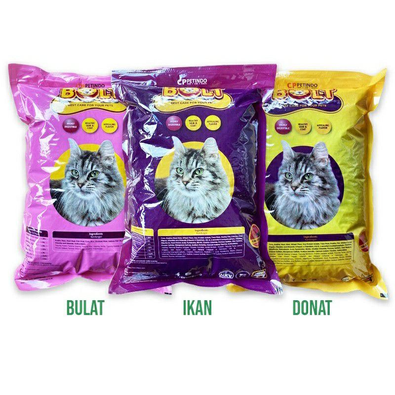 Jual Bolt Makanan Kucing Cat Food Bolt Repacking Ikan Gr Shopee Indonesia