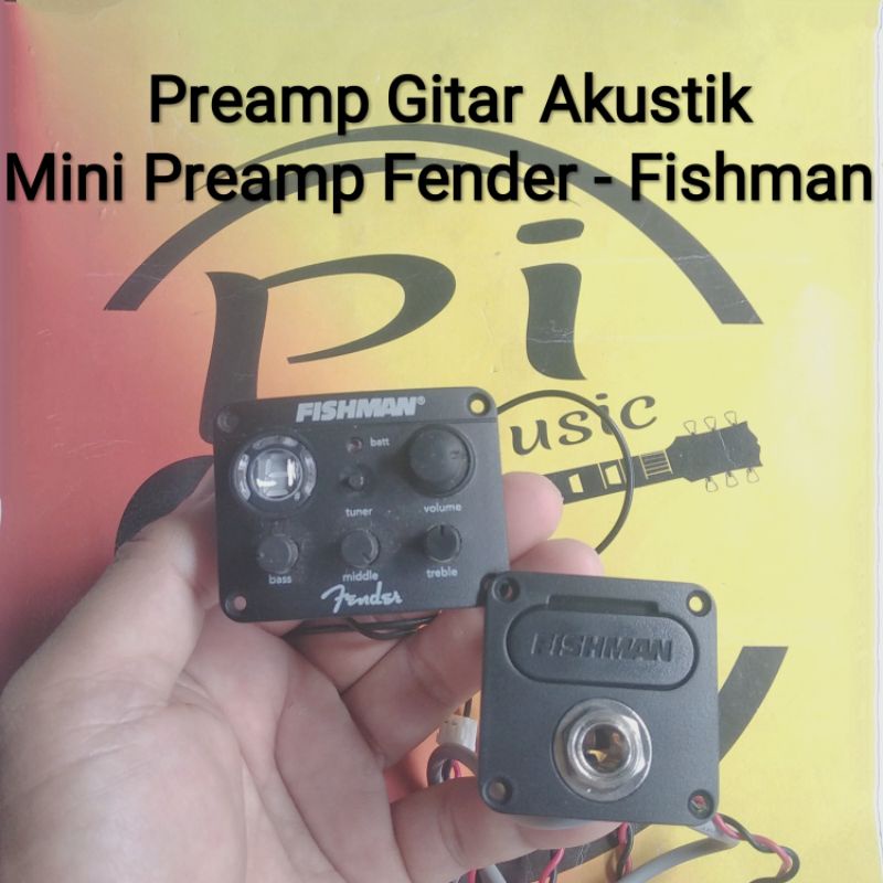 Jual Preamp Fishman Preamp Fishman Fender Preamp Gitar Akustik Elektrik Shopee Indonesia