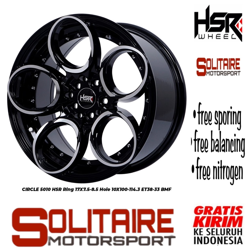 Jual VELG RACING ELEGAN HSR CRCLE R17 COCOK BUAT SIENTA ALTIS SERENA ...