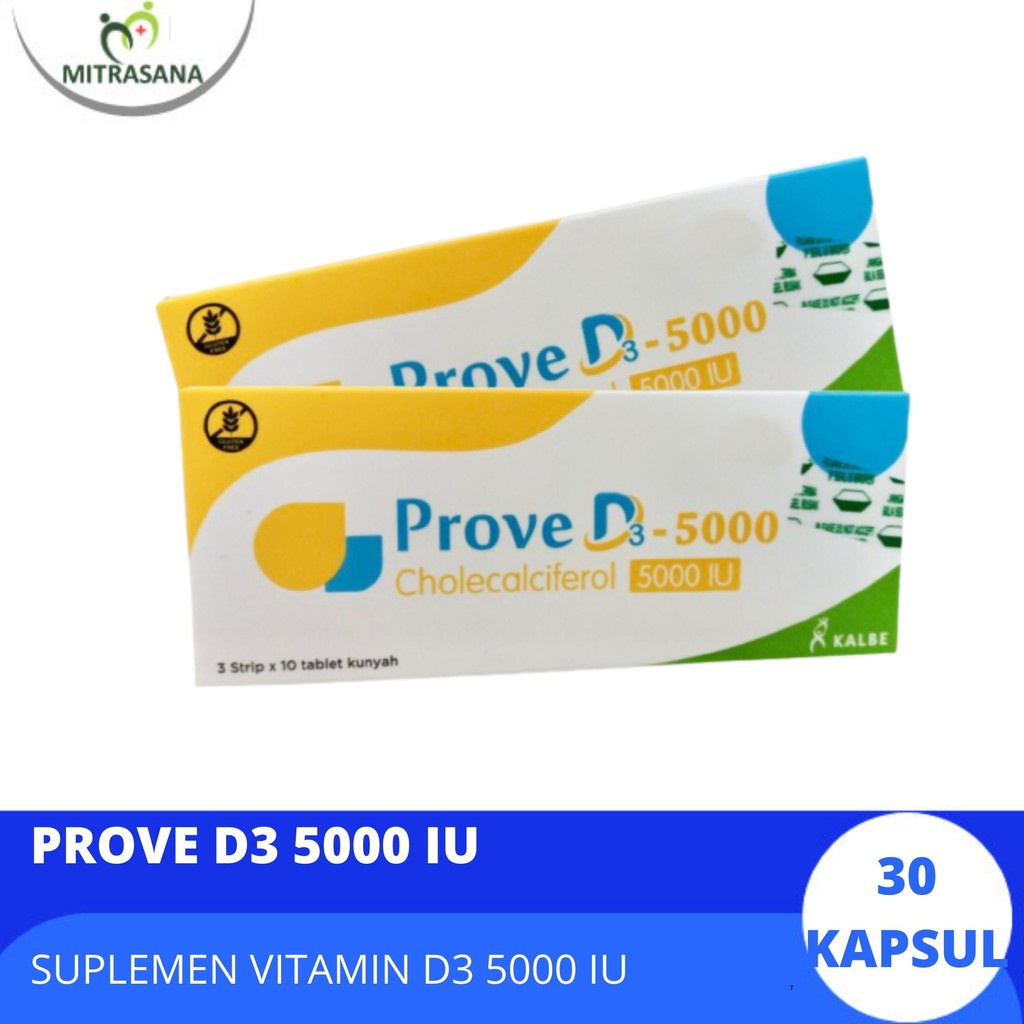 Jual Prove D3 30 tab 5000 iu | Shopee Indonesia