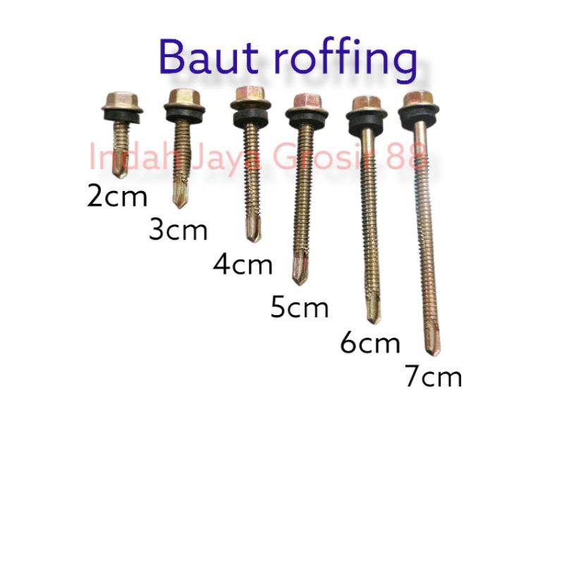 Jual Baut roffing sekrup roofing baut asbes | Shopee Indonesia