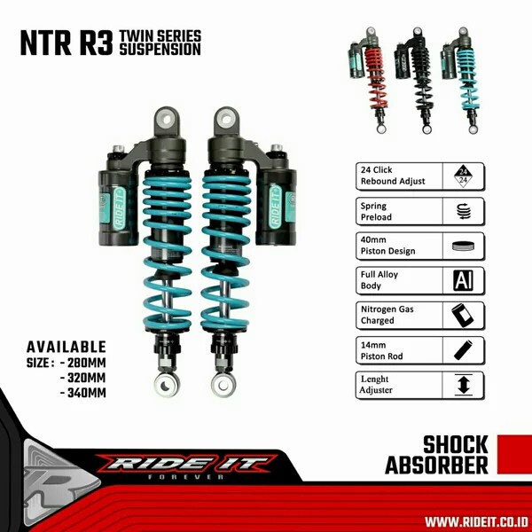 Jual Shock Ride IT NTR R3 Series Bebek & Matic | Shopee Indonesia