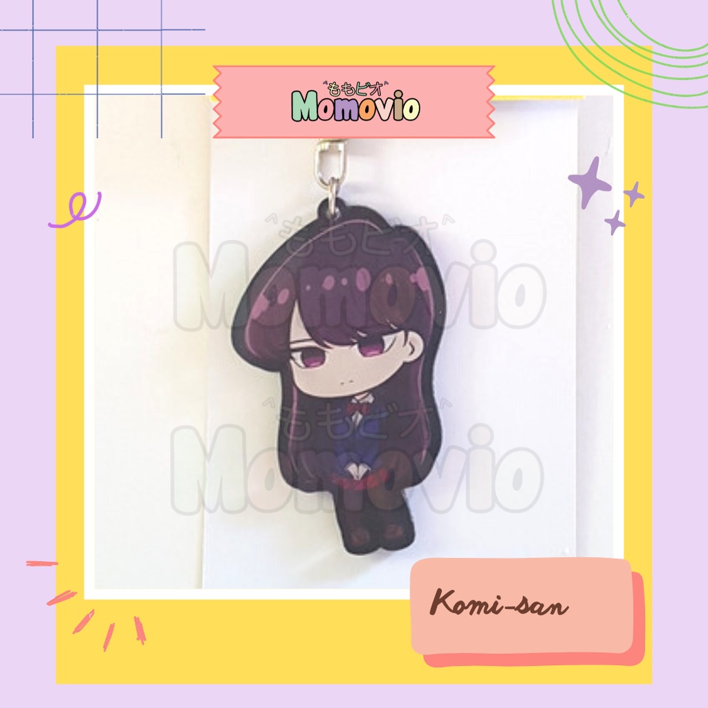 Jual Gantungan Kunci Akrilik Anime Komi-san wa, Comyushou desu Acrylic ...