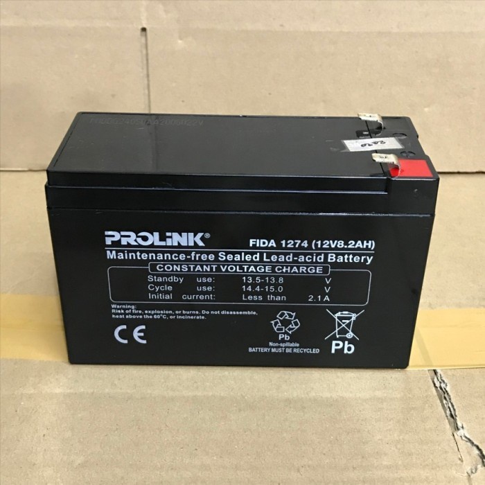 Jual Battery UPS Aki Baterai PROLINK PBV4F6 PBV4FB pengganti FIDA 1270 ...