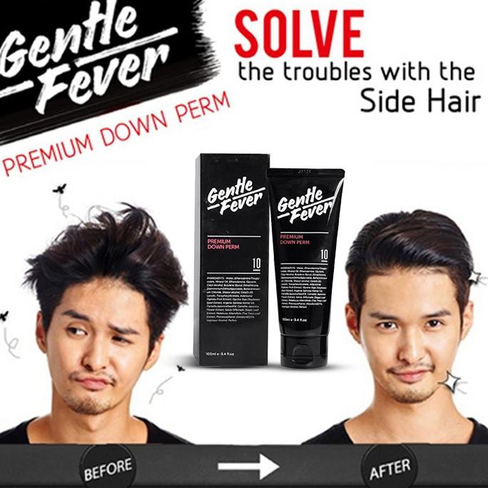 Jual Gentle Fever Premium Down Perm Hair Smoothing For Men / Rambut