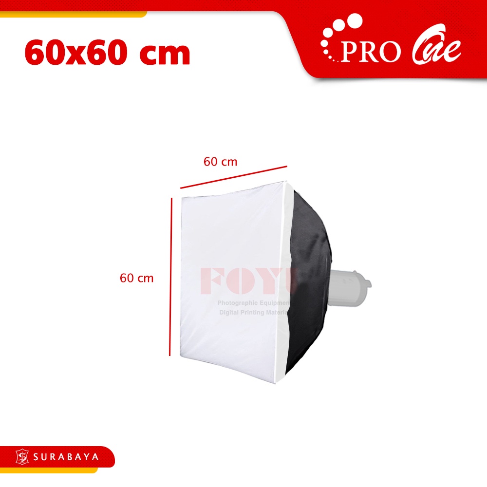 Jual Pro One | Softbox Rectangle for Studio Flash Light Continuous ...