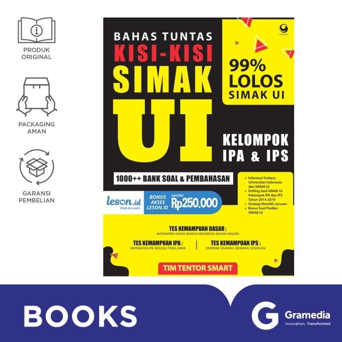 Jual Bahas Tuntas Kisi-Kisi SIMAK UI IPA & IPS gram33 Ayo Beli | Shopee ...