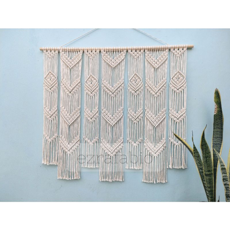 Jual Macrame Wall Hanging Dekorasi Dinding 80cm,100cm | Shopee Indonesia