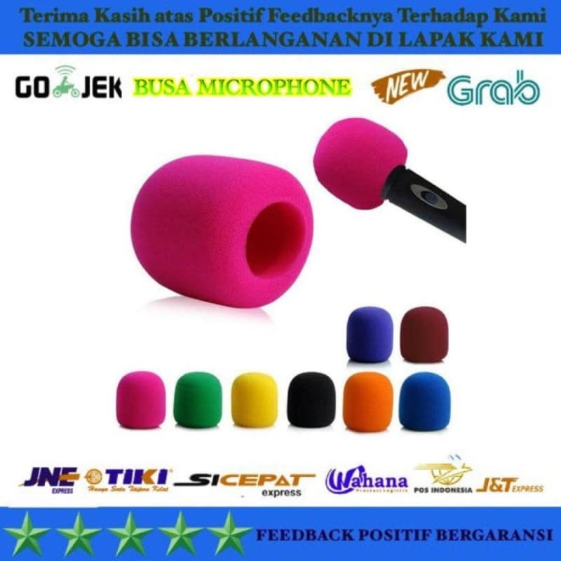 Jual Murah Busa Mic Microphone Bahan Mulus Jual Pack Isi Pcs