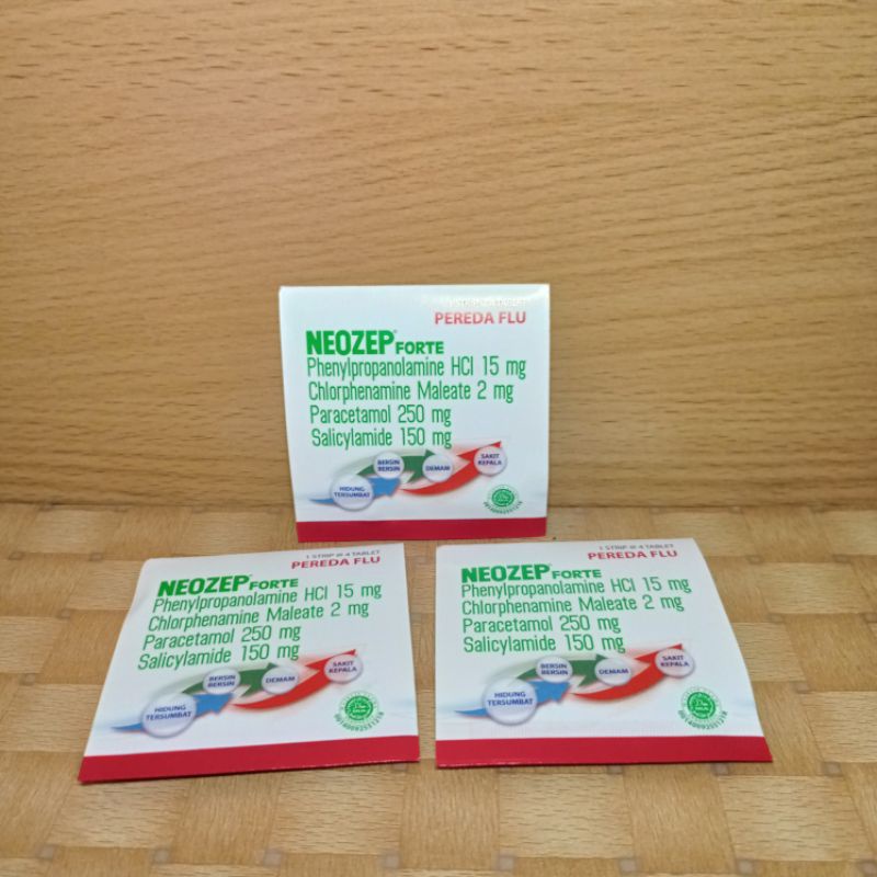 Jual Neozep Forte 1 strip 4 Tablet | Shopee Indonesia