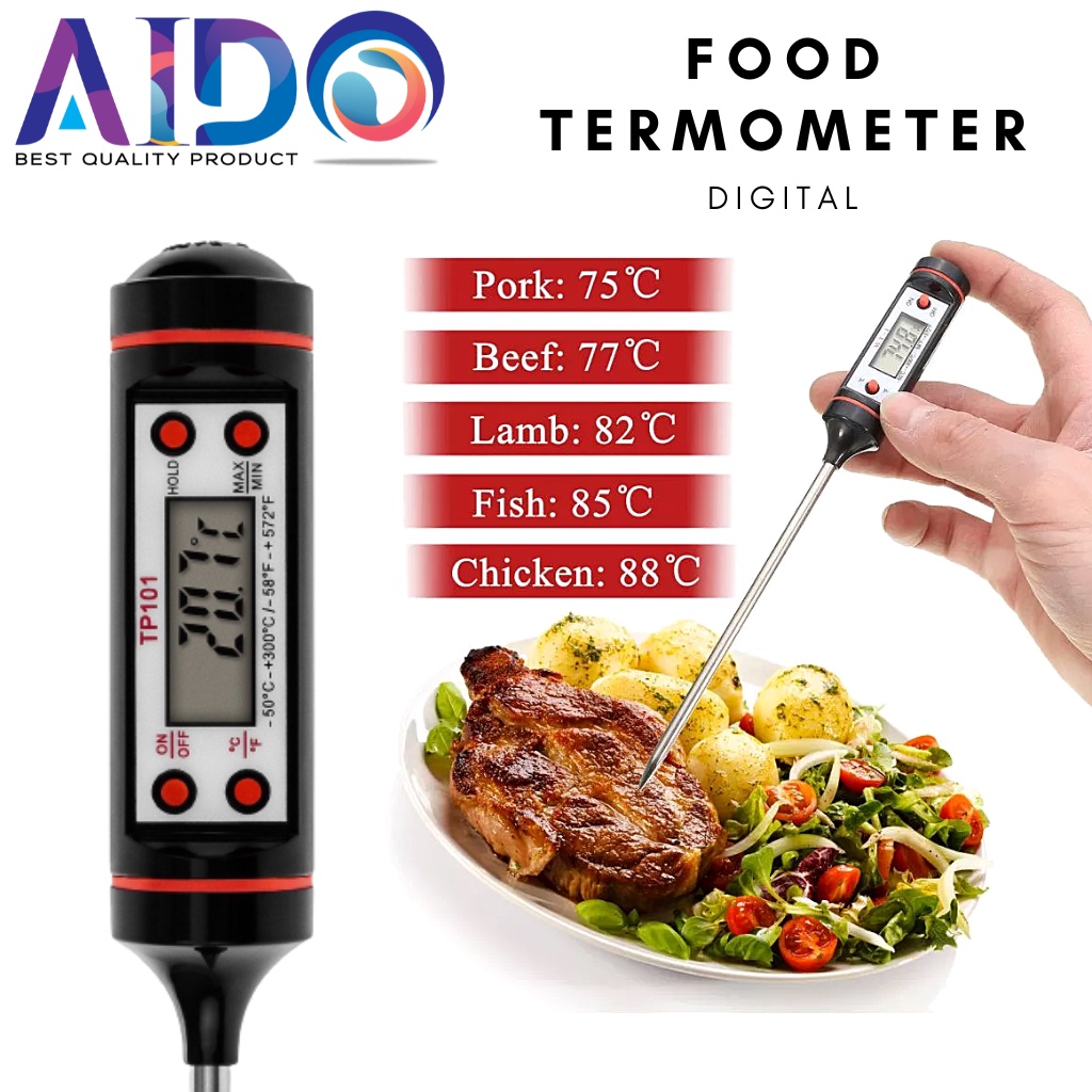 Jual Thermometer Digital Termometer Serbaguna Food Termometer Dapur Pengukur Suhu Makanan Air 4227