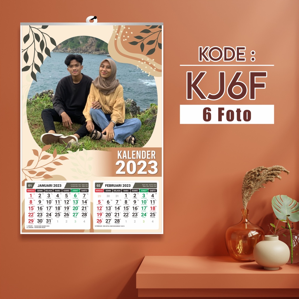 Jual KALENDER CUSTOM ISI 6 LEMBAR | KALENDER DINDING CUSTOM | KALENDER ...