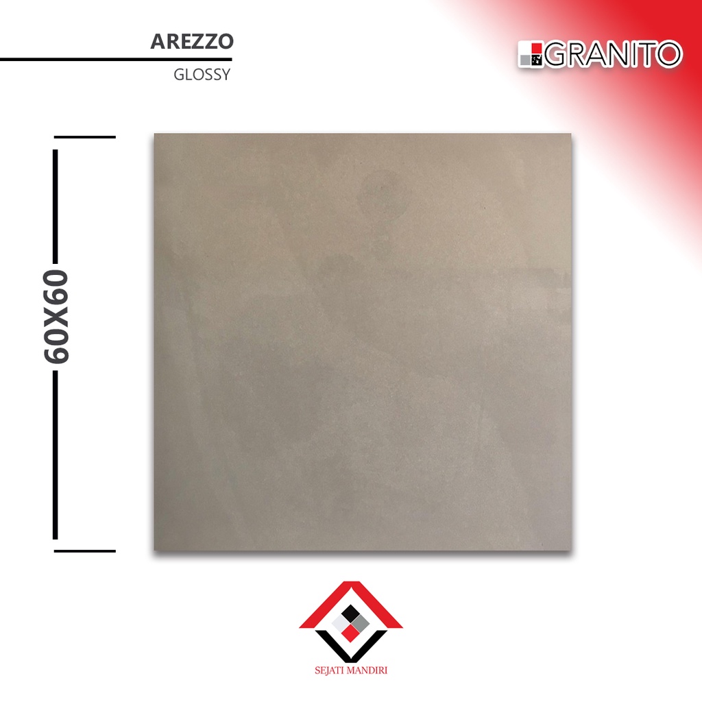 Jual granit 60x60 - motif polos - Granito Arezzo | Shopee Indonesia
