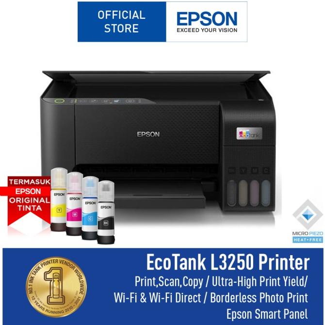 Jual Promo Printer Epson L3250 A4 Ecotank All In One Ink Tank Wireless Shopee Indonesia 8021