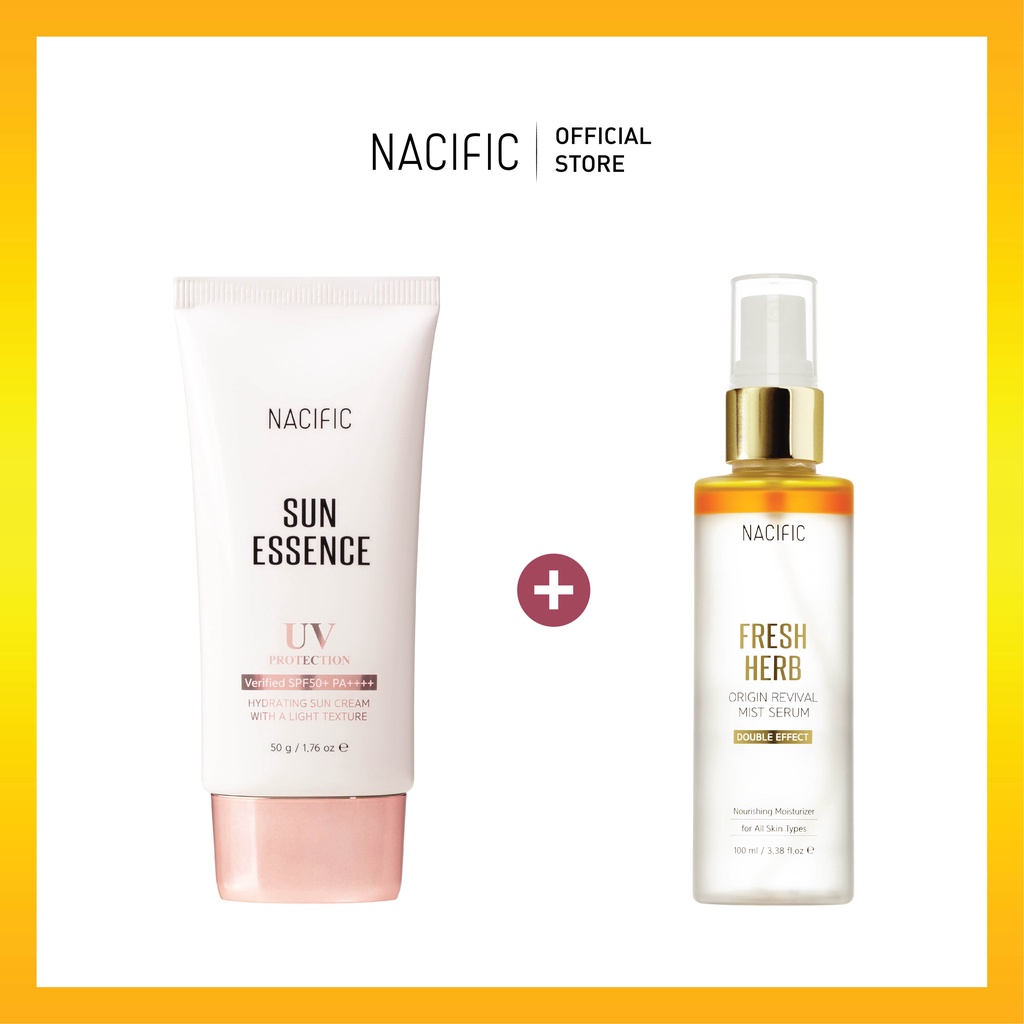 Jual SET Bundling Nacific Sun Essence UV Protection 50gr+Fresh Herb