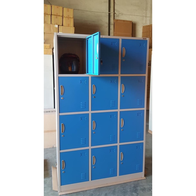 Jual Loker Besi Locker Besi 12 pintu lebar Kozure KL12W | Shopee Indonesia