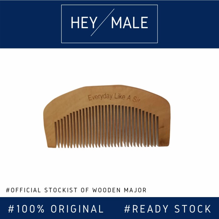 Jual Sir Essential Everyday Like A Sir Comb by Wooden Major | Shopee ...
