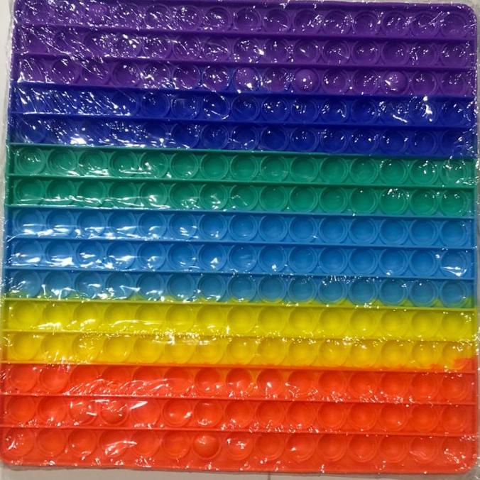 Jual POP IT JUMBO RAINBOW BIG SIZE XXXL /popit tiktok fidget bubble tik tok Shopee Indonesia
