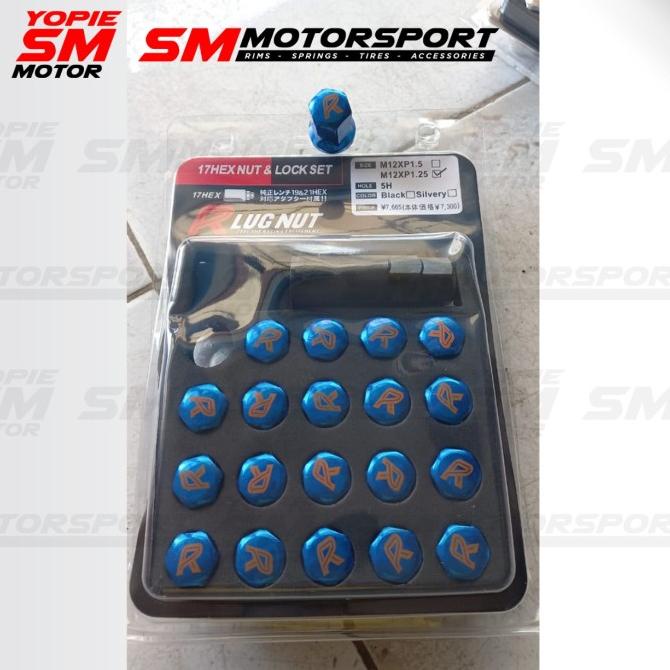 Jual Lugnut Mur Baut Roda Velg Mobil Racing Besi Not Rays Work Enkei Shopee Indonesia