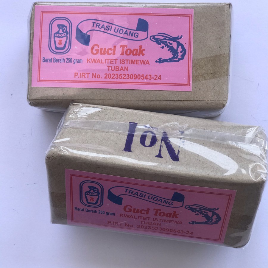 Jual GUCI TOAK MERAH terasi udang asli tuban / trasi udang / trasi ...