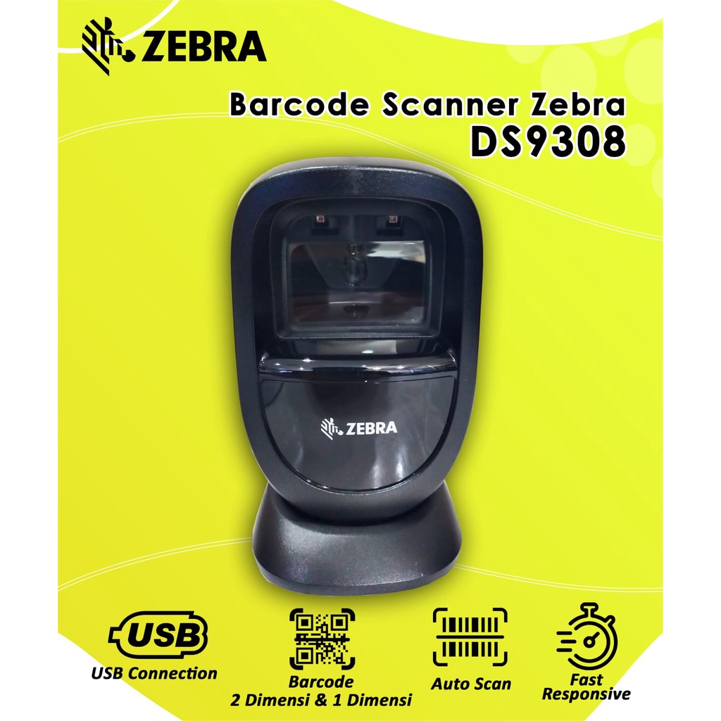 Jual Zebra Barcode Scanner Ds9308 Qr Code E Faktur Omni Ds 9308 1d 2d Usb Shopee Indonesia 5154