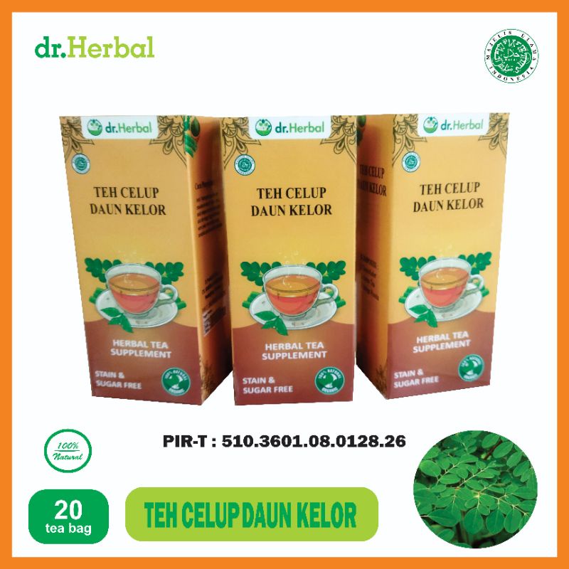 Jual Teh Celup Daun Kelor Isi Kaya Akan Khasiat Obat Herbal Alami Shopee Indonesia