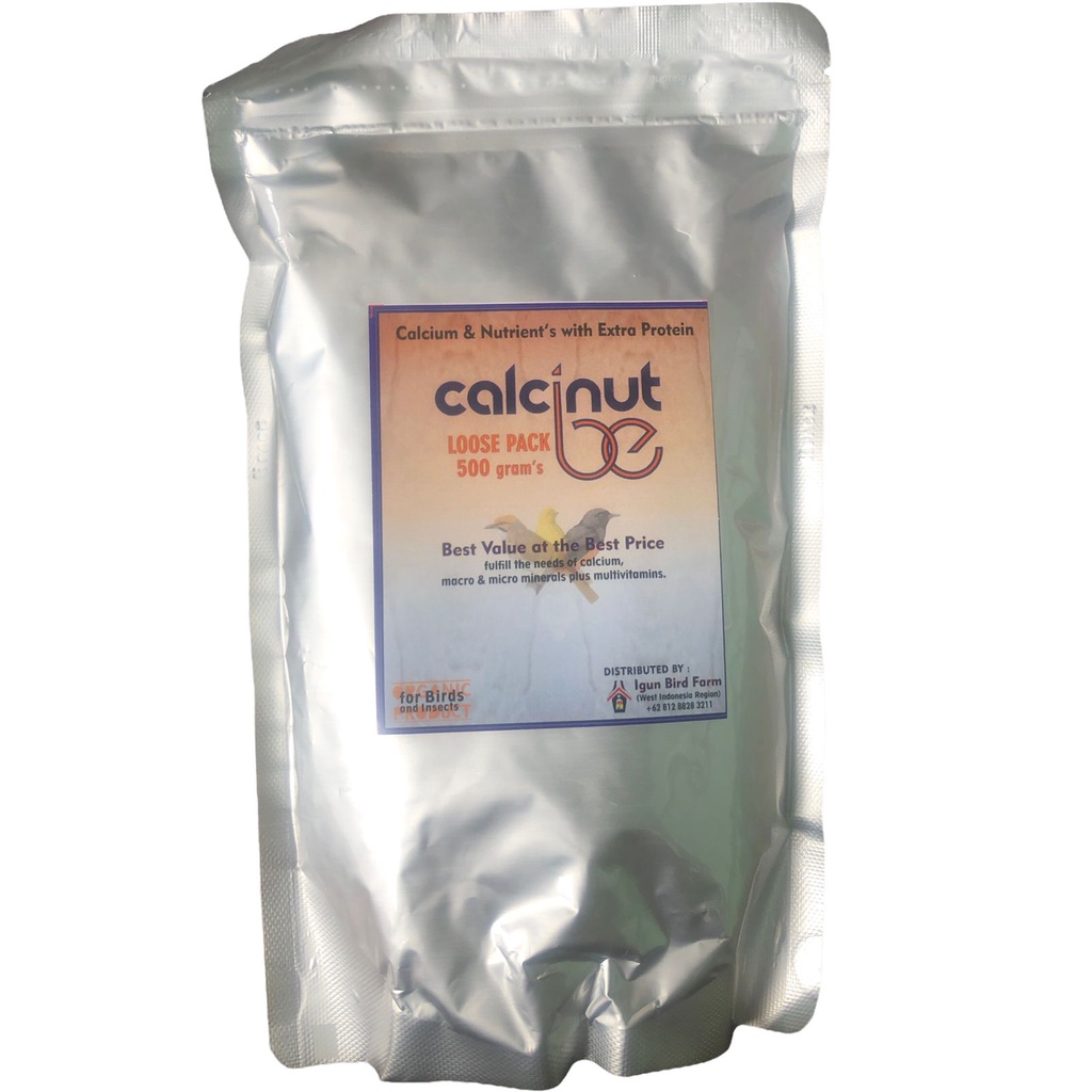 Jual CALCINUT BE BURUNG 550GR KALSIUM BURUNG | Shopee Indonesia