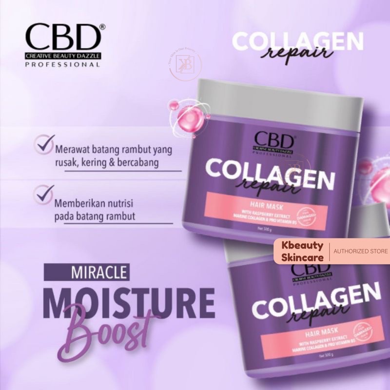 Jual Cbd Collagen Repair Hair Mask Gr Shopee Indonesia