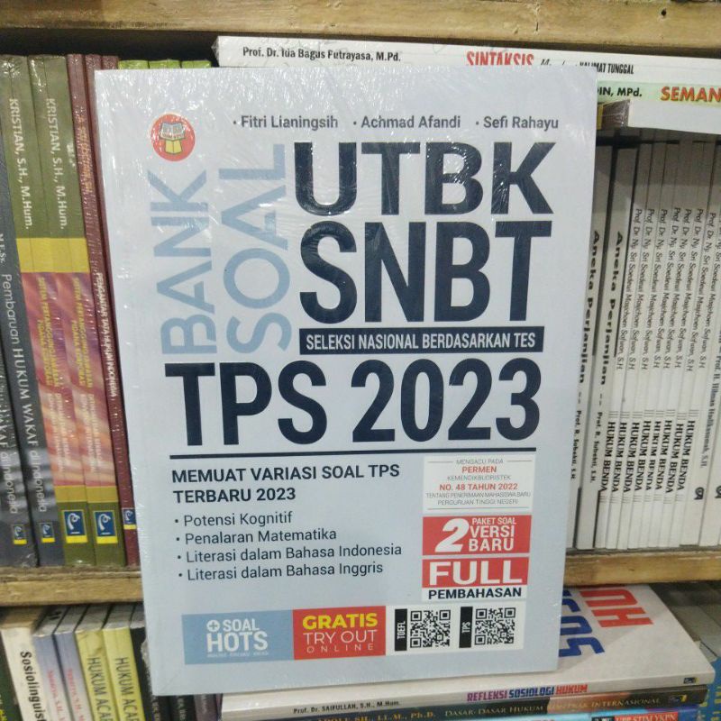 Jual BANK SOAL UTBK SNBT TPS 2023 (SELEKSI NASIONAL BERDASARKAN TES ...