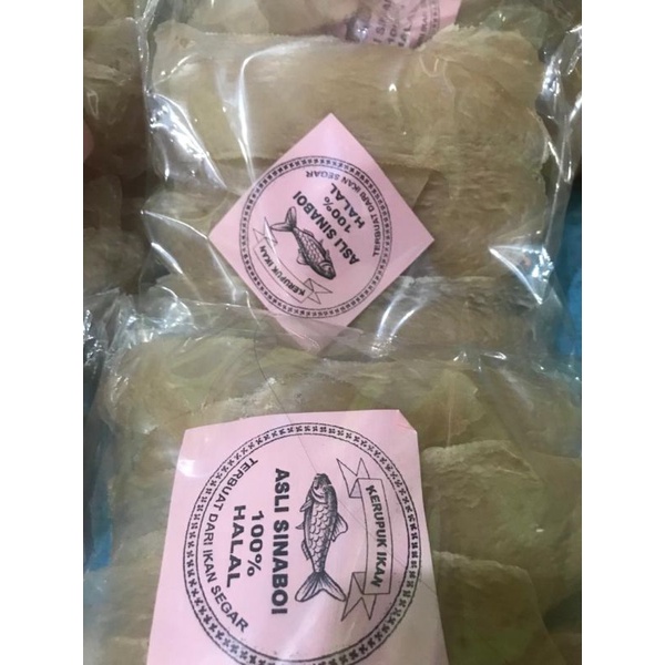 Jual kerupuk ikan sinaboi makanan khass sinaboi yg terkenal oleh