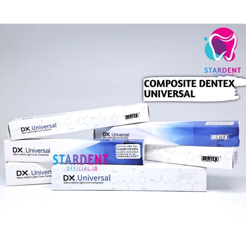 Jual COMPOSITE DENTEX A1/A2/A3 DENTEX UNIVERSAL Bahan Tambal / Lem ...